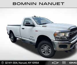 USED 2021 RAM 3500 TRADESMAN REGULAR CAB 4X4 8’ BOX