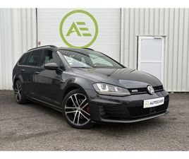 VOLKSWAGEN GOLF SW GTD SW GTD 184CV DSG6 2.0 TDI * CAMÉRA * ATTELAGE * TRÈS BON ETAT * ENTRETIEN VW