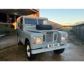 1980 LAND ROVER SERIES 3 GRIS MANUEL, 4 VITESSES CONDUITE...