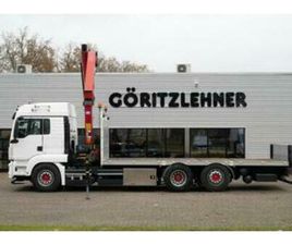 MAN TRUCK MAN TGS MAN TGS 26.360 6X2-4 LL | HMF 2120 + REMOTE | OPEN LAADBAK 6 — VRACHTWAGENS — MARKTPLAATS
