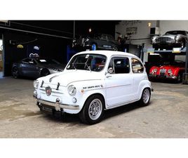 1965 ABARTH 850 TC BLANC MANUEL, 4 VITESSES CONDUITE À GA...