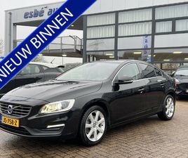 VOLVO S60 T3 VOLVO S60 1.5 T3 AUTOMAAT NORDIC+ NAVIGATIE XENON STANDKACHEL LEER STOELVERWARMING 17 INCH VELGEN PARKEERSENSOREN GETINT GLAS NL AUTO