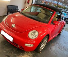 VOLKSWAGEN NEW BEETLE CABRIO 130TKM. 2.HD PDC SHZ LEDER KLM