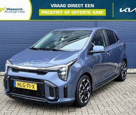 KIA PICANTO 1.0 DPI 67PK 4-ZITS GT-LINE SCHUIFDAK | NAVIGATIE | LEDER CAMERA | STOEL EN STUURVERWARMIG