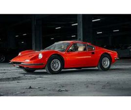 1970 FERRARI DINO 246 ROUGE MANUEL, 5 VITESSES CONDUITE À...