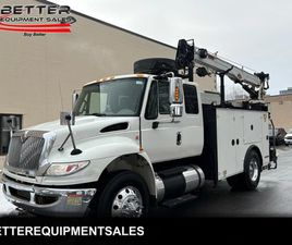 2014 INTERNATIONAL 4300 MECHANIC'S SERVICE TRUCK W/ 7500LB CRANE
