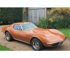 1972 CHEVROLET CORVETTE ORANGE MANUEL, 4 VITESSES CONDUIT...
