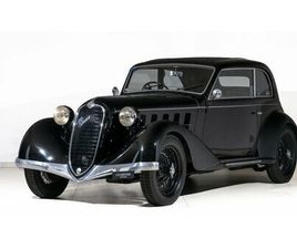 1934 ALFA ROMEO 6C NOIR MANUEL, 5 VITESSES CONDUITE À DRO...