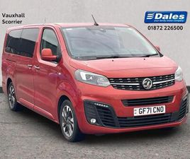 2021 VAUXHALL VIVARO LIFE VIVARO LIFE 2.0 TURBO D 140PS ELITE L 5DR [8 SEAT] ESTATE MPV DIESEL MA...