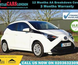 2018 TOYOTA AYGO 1.0 VVT-I X-PLAY X-SHIFT EURO 6 5DR HATCHBACK PETROL AUTOMATIC