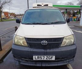 TOYOTA, HIACE, PANEL VAN, 2007, FRIDGE VAN MANUAL, 2494 (CC)