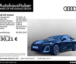 AUDI A5 AVANT TDI QUATTRO S TRONIC S LINE MATRIX AHK