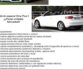 A3 CABRIO 2.0TDI S LINE EDITION S LINE EDITION