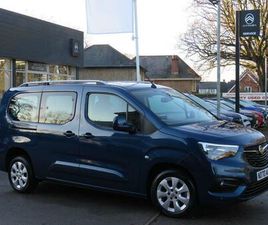 VAUXHALL COMBO 1.5 TURBO D BLUEINJECTION ENERGY XL MPV EURO 6 (START/STOP) 5DR (7 SEAT)