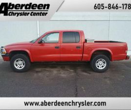 DODGE DAKOTA USED 2002 DODGE DAKOTA SPORT QUAD CAB