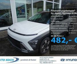 HYUNDAI KONA 1.6 T-GDI DCT, PRIME 4WD GLASSCHIEBEDACH NA