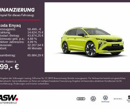 SKODA ENYAQ RS 340PS 4X4 ACC 360° CANTON KESSY SHZ AHK