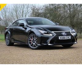 LEXUS RC 2.5 300H F SPORT AUTOMATIC BLACK 2016