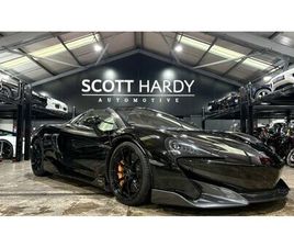 2020 MCLAREN 600LT NOIR AUTOMATIQUE, 7+ VITESSES CONDUITE...