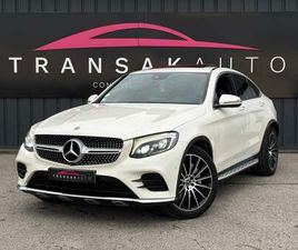 MERCEDES GLC COUPE 350 D 9G-TRONIC 4MATIC FASCINATION / SUIVI COMPLET / TOIT OUVRANT / SIEGES CHAUFF + ELEC + MEMOIRE / ANGLES MORTS /