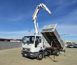 EUROCARGO CON GRU E CASSONE RIBALTABILE