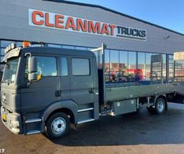 MAN TGL 12.220 MACHINE TRANSPORTER + HYDRAULIC RAMPS — VRACHTWAGENS — MARKTPLAATS