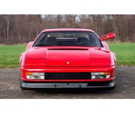 1986 FERRARI TESTAROSSA ROUGE MANUEL, 5 VITESSES CONDUITE...