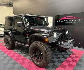 JEEP WRANGLER 2.8 CRD 177 CV SAHARA + TREUIL ELECTRIQUE + BARRE LED + FULL LED + HARDTOP