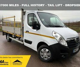 2018 68 VAUXHALL MOVANO 2.3 CDTI 3500 BITURBO 4 METER DROPSIDE 2DR DIESEL MANUA