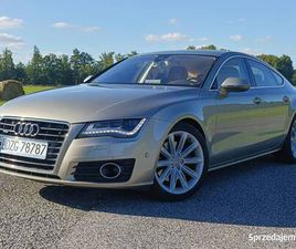 AUDI A7 3.0 TDI 245HP QUATTRO, 174TYS KM, BOGATE WYPOSAŻENIE, B&O, RADARY BOGATYNIA - SPRZEDAJEMY.PL
