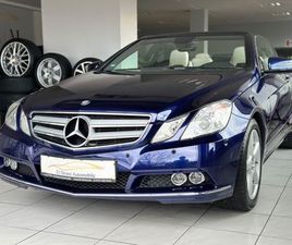 MERCEDES-BENZ E 250 CGI BE CABRIO AUT/DESIGNO/AIRSCARF/SHZ/NAV