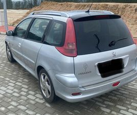 PEUGEOT 206 SW 1400CC QUICKSILVER OUTUBRO/04