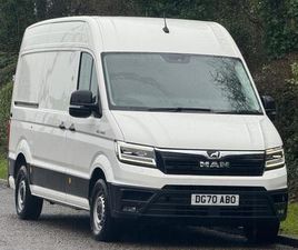 MAN TRUCK MAN ETGE 2020 MAN TGE FWD 100 KW 36KWH AUTO PANEL VAN ELECTRIC AUTOMATIC