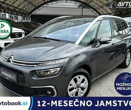 CITROËN C4 GRAND PICASSO 1.2 FEEL-LED DNEVNE-TEMPOMAT-NAVI-PARK ASSIST-PDC