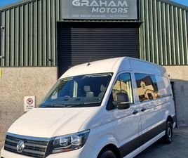 VW CRAFTER 177 BHP RWD, CREW CAB 6 SEATS