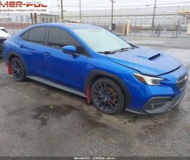 SUBARU WRX 2022 SUBARU WRX LIMITED MANUAL 2.4 BENZYNA 271KM