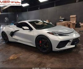 CHEVROLET CORVETTE 2021 CHEVROLET CORVETTE STINGRAY 3LT 6.2 BENZYNA 495KM