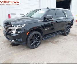 CHEVROLET TAHOE 2021 CHEVROLET TAHOE 4WD 4DR HIGH COUNTRY 6.2 BENZYNA 420KM