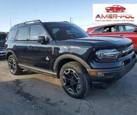 FORD BRONCO SPORT OUTER BANKS FORD BRONCO FORD BRONCO SPORT OUTER BANKS, OD UBEZPIECZALNI 1.5 BENZYNA