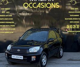 VENTE A DISTANCE LIVRAISON FRANCE TOYOTA RAV4 3P 2.0 VVT 150CH VX BOITE MECA CLIM FAIBLE KM 1ERE MAIN