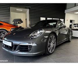 PORSCHE 911 TARGA 4S (991.1) - AM2015 - GRIS AGATE / CUIR NOIR-GRIS PLATINE - PDK, PACK CHRONO, PSE, BOSE, SIÈGES SPORT ADAPTATIFS CHAUFFANT, CAMÉRA RECUL, ETC 