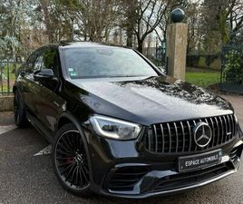 MERCEDES-BENZ GLC COUPÉ 63 S AMG 4MATIC+ 4.0 V8 510CH PHASE 2/ MALUS INCLUS/ TOIT OUVRANT/ PACK CARBONE/ CAMERA 360/ SIÈGES ÉLEC À MÉMOIRE/ SUIVI COMPLET MERCED