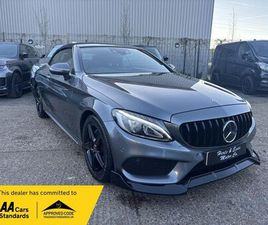 2018 MERCEDES-BENZ C-CLASS 2.1D C220D AMG LINE (PREMIUM PLUS)(START/STOP) CABRIOLET 2D 4MATIC 9G-TRONIC PLUS