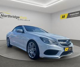 2014 MERCEDES-BENZ E-CLASS 3.0CDI E350 AMG SPORT (247BHP) CABRIOLET 2D