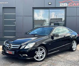 MERCEDES CLASSE E350 CDI COUPÉ 3.0L V6 265CV 7G-TRONIC PACK AMG, TBE, CUIR BLANC
