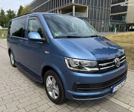 VOLKSWAGEN T6 TRANSPORTER 2.0 TDI DSG 4MOTION 204CH - 1ÈRE MAIN - HISTORIQUE ENTRETIEN COMPLET - ATTELAGE