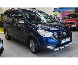 DACIA DOKKER 1.5 BLUE DCI STEPWAY S&S MO-I! 180E KM! VEZ.SZ.KÖNYV! VEZÉRLÉS CSERÉLVE! NAVI! KAMERA! VONÓHOROG!