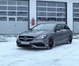 MERCEDES-BENZ CLA 45 AMG SHOOTING BRAKE (2017) MIT DIGITALEM SCHECKHEFT, 19-ZOLL-AMG-FELGEN, SOFTWAREOPTIMIERUNG AUF 400 PS