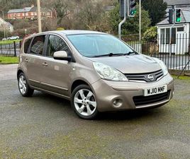 2010 NISSAN NOTE 1.6 N-TEC 5DR AUTO MPV PETROL AUTOMATIC