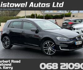VOLKSWAGEN GOLF GTE GTE 1.4 AUTOMATIC HYBRID * SERVICE BOOK PRESENT WITH 6 SERVICE STAMPS, 18 DIAMOND CUT ALLOYS, ADAPTIVE CRUISE CONTROL, 2 KEYS, ISOFIX CHILD SEAT ANCHOR POINTS,